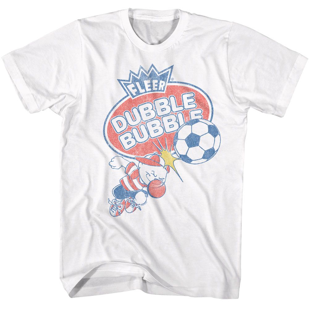 TOOTSIE ROLL-TOOTSIE ROLL PUD PLAYING SOCCER-WHITE ADULT S/S TSHIRT