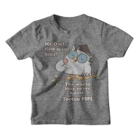 Thumbnail for TOOTSIE ROLL-TOOTSIE ROLL HOW MANY LICKS-GRAPHITE HEATHER TODDLER S/S TSHIRT
