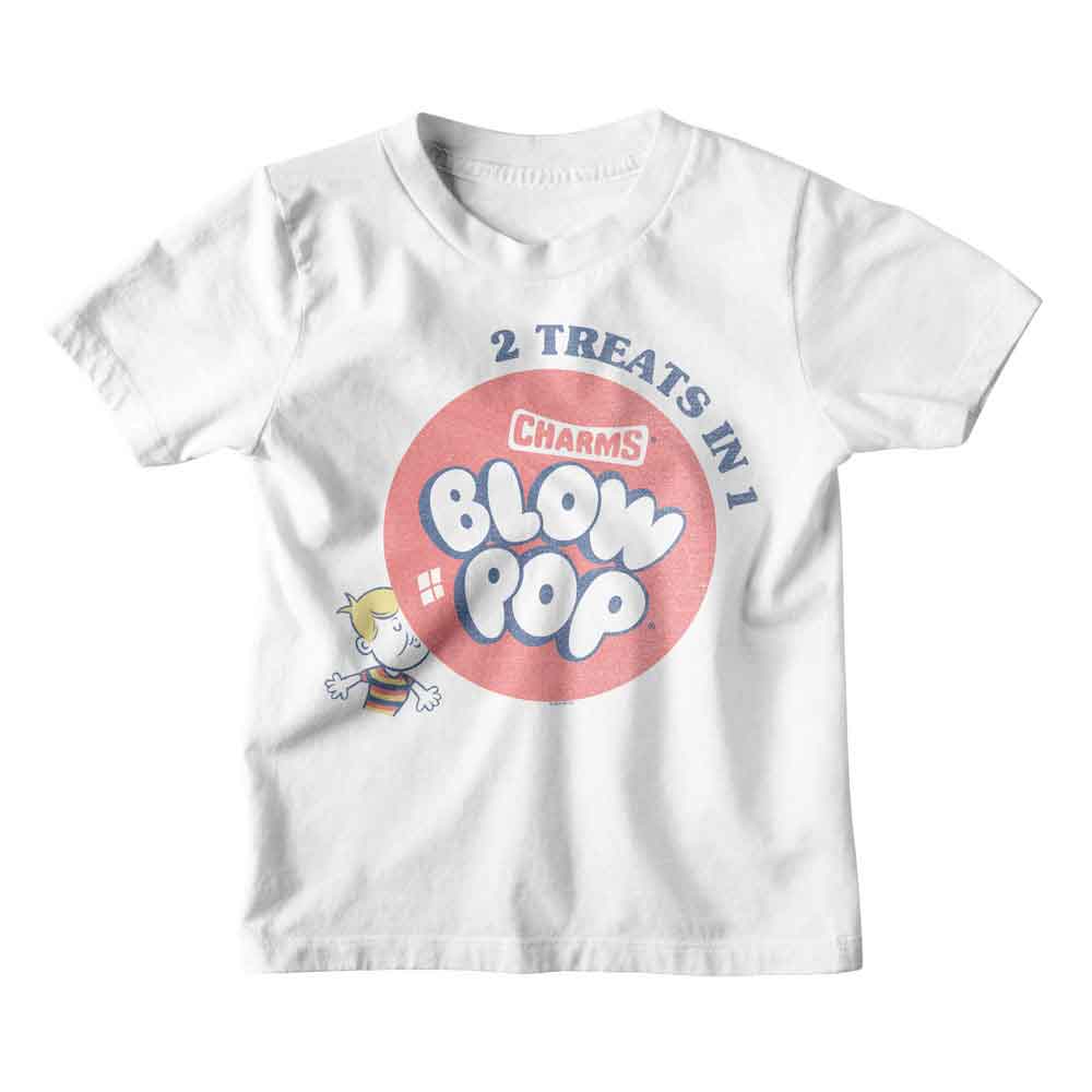 TOOTSIE ROLL-TOOTSIE ROLL TWO TREATS IN ONE-WHITE TODDLER S/S TSHIRT