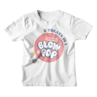 Thumbnail for TOOTSIE ROLL-TOOTSIE ROLL TWO TREATS IN ONE-WHITE YOUTH S/S TSHIRT