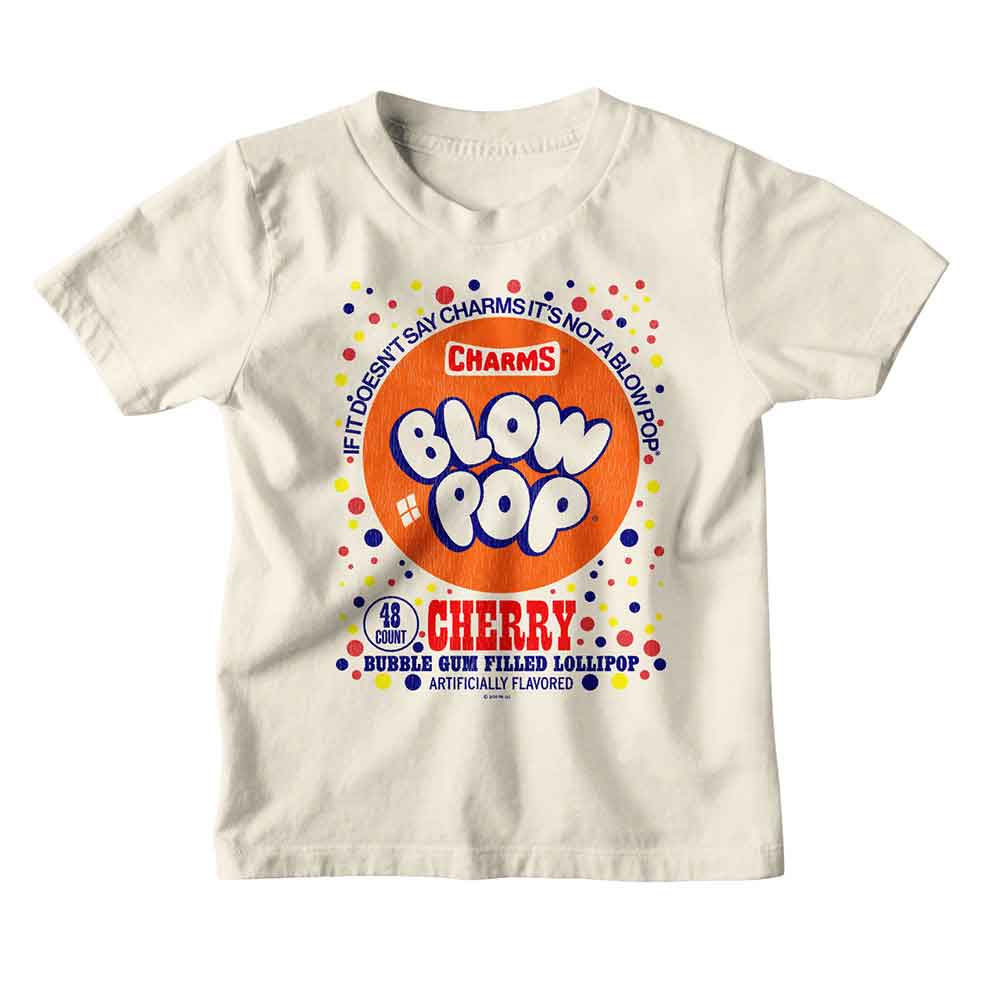 TOOTSIE ROLL-TOOTSIE ROLL BLOW POP POLKA DOT-NATURAL YOUTH S/S TSHIRT