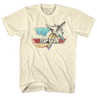 Thumbnail for TOP GUN-FADE-NATURAL ADULT S/S TSHIRT