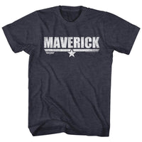 Thumbnail for TOP GUN-MAVERICK-NAVY HEATHER ADULT S/S TSHIRT
