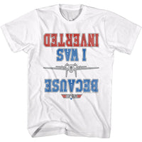 Thumbnail for TOP GUN-INVERTED-WHITE ADULT S/S TSHIRT