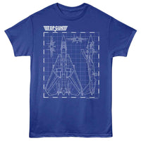 Thumbnail for Top Gun - Schematics T-Shirt