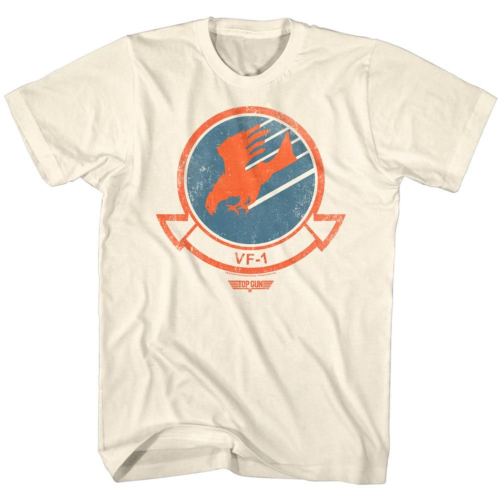 TOP GUN-THUNDERBIRD-NATURAL ADULT S/S TSHIRT
