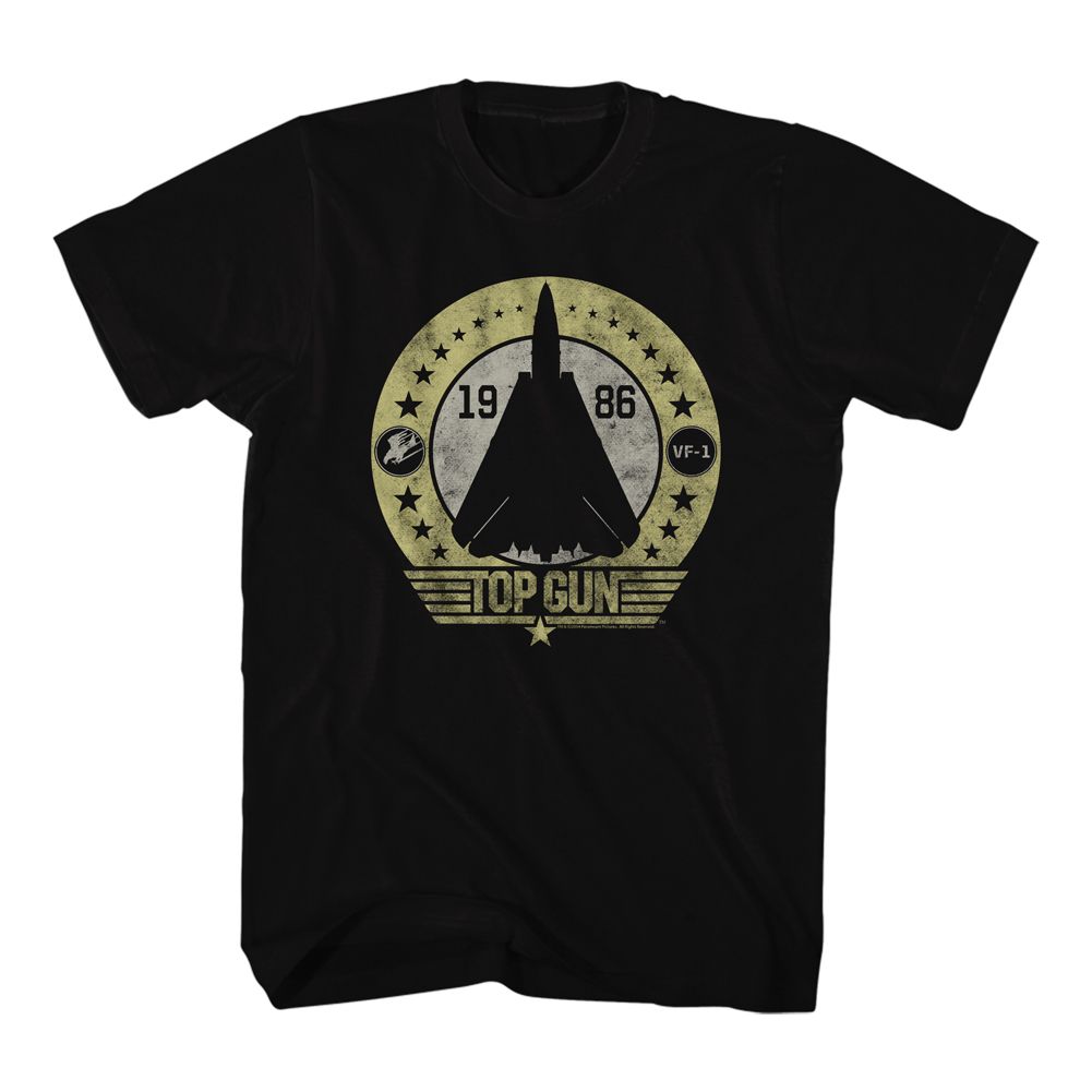 TOP GUN-STARS AND SUCH-BLACK ADULT S/S TSHIRT
