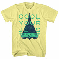 Thumbnail for TOP GUN-COOL-YELLOW HEATHER ADULT S/S TSHIRT