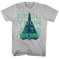 Thumbnail for TOP GUN-COOL-GRAY HEATHER ADULT S/S TSHIRT