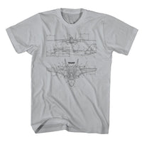 Thumbnail for TOP GUN-TECHNICOLOR-GRAY HEATHER ADULT S/S TSHIRT