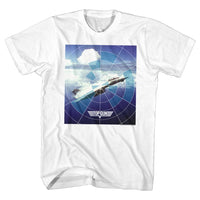 Thumbnail for TOP GUN-JET-WHITE ADULT S/S TSHIRT