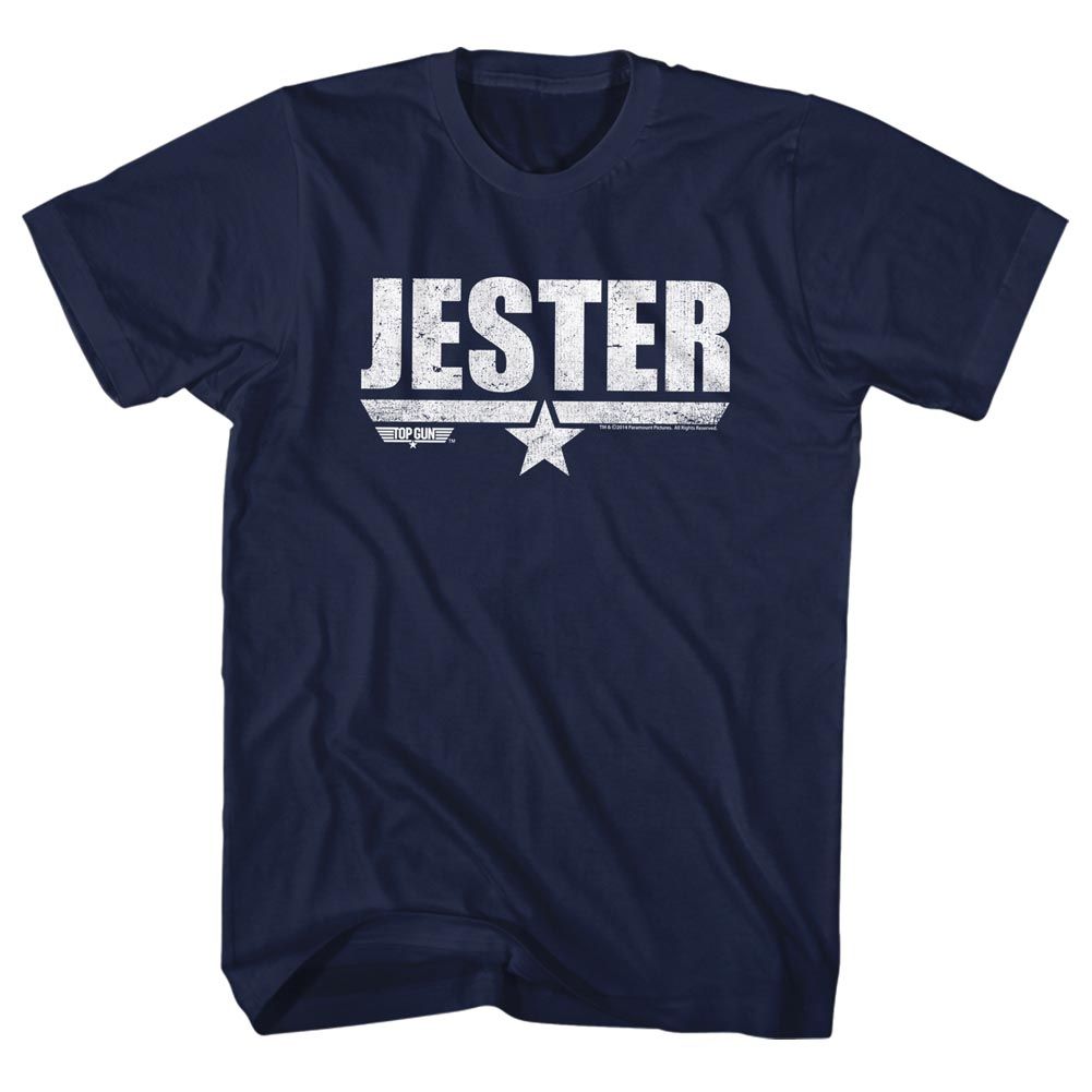 TOP GUN-JESTER-NAVY ADULT S/S TSHIRT