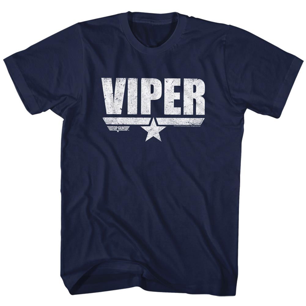 TOP GUN-VIPER-NAVY ADULT S/S TSHIRT