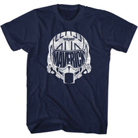Thumbnail for TOP GUN-WHITE MAV HELMET-NAVY ADULT S/S TSHIRT