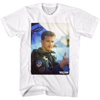 Thumbnail for TOP GUN-GOOSE VINTAGE-WHITE ADULT S/S TSHIRT