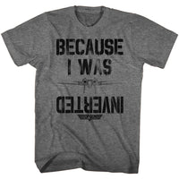 Thumbnail for TOP GUN-INVERTED-GRAPHITE HEATHER ADULT S/S TSHIRT