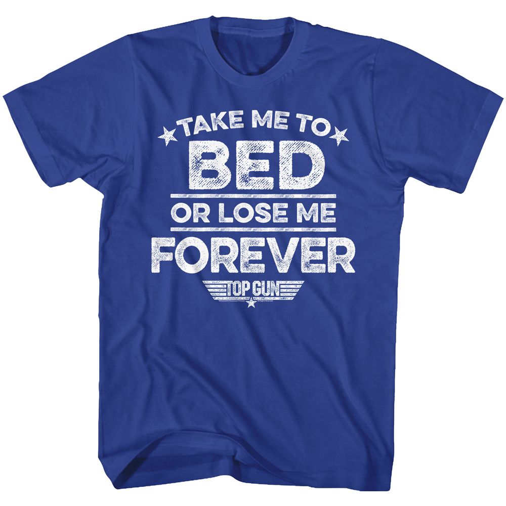 TOP GUN-LOSE ME FOREVER-ROYAL ADULT S/S TSHIRT