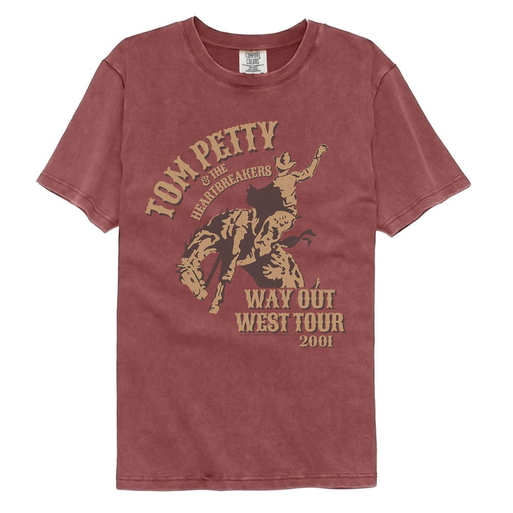 TOM PETTY-TOM PETTY WOW TOUR-BRICK ADULT S/S COMFORT COLOR TSHIRT