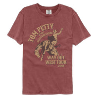 Thumbnail for TOM PETTY-TOM PETTY WOW TOUR-BRICK ADULT S/S COMFORT COLOR TSHIRT