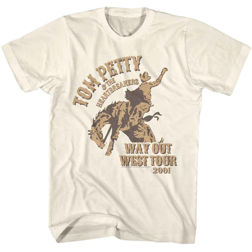 TOM PETTY-TOM PETTY WOW TOUR-NATURAL ADULT S/S TSHIRT
