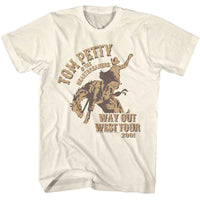 Thumbnail for TOM PETTY-TOM PETTY WOW TOUR-NATURAL ADULT S/S TSHIRT
