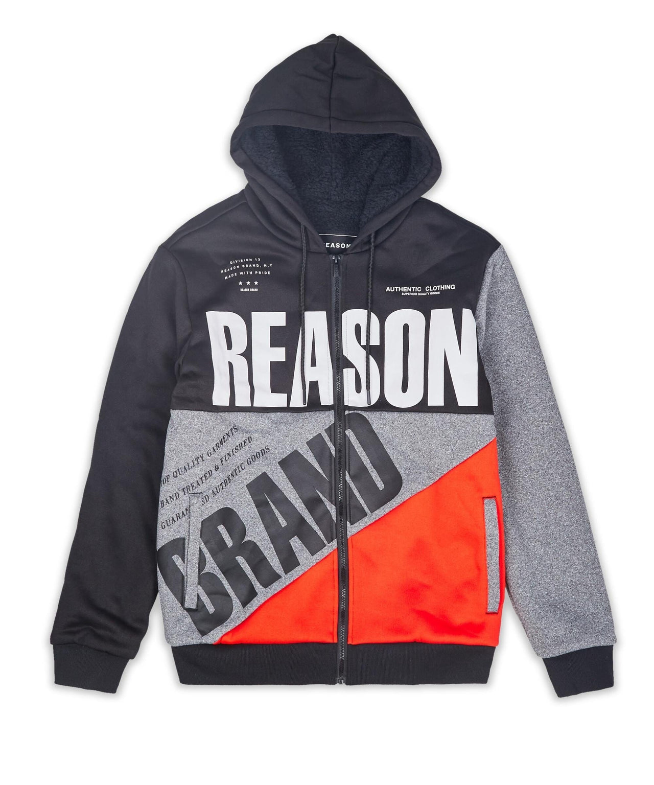 Brad ZIP Up Sherpa Hoodie