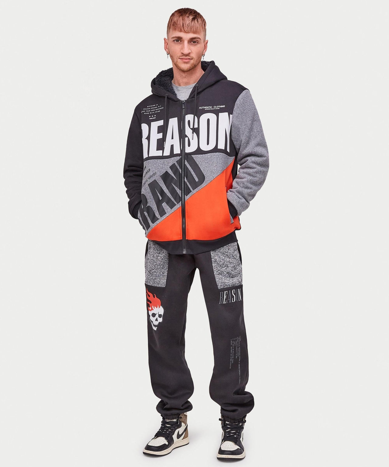 Brad ZIP Up Sherpa Hoodie