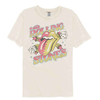 Thumbnail for ROLLING STONES-ROLLING STONES DICE AND STARS-IVORY ADULT S/S COMFORT COLOR TSHIRT