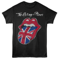 Thumbnail for ROLLING STONES-ROLLING STONES PAINTED UK TONGUE-BLACK ADULT S/S TSHIRT
