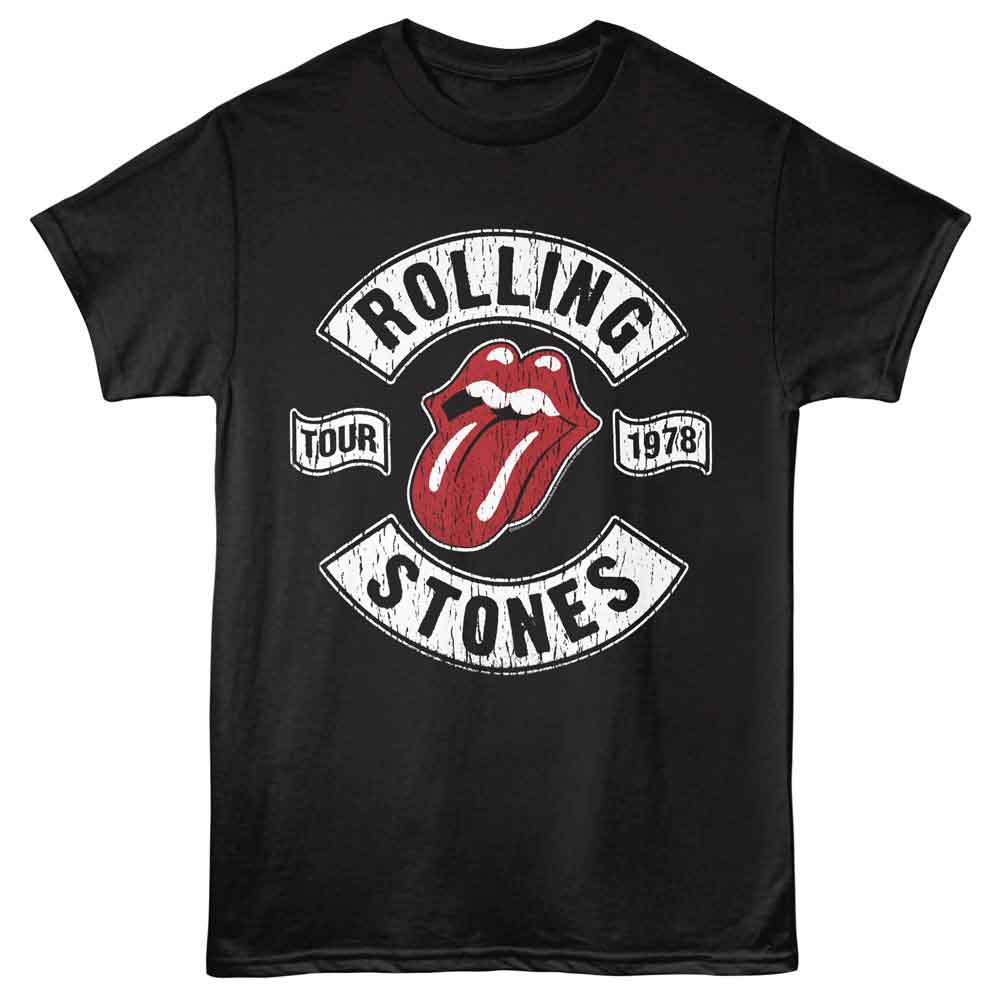 ROLLING STONES-ROLLING STONES TOUR 78-BLACK ADULT S/S TSHIRT