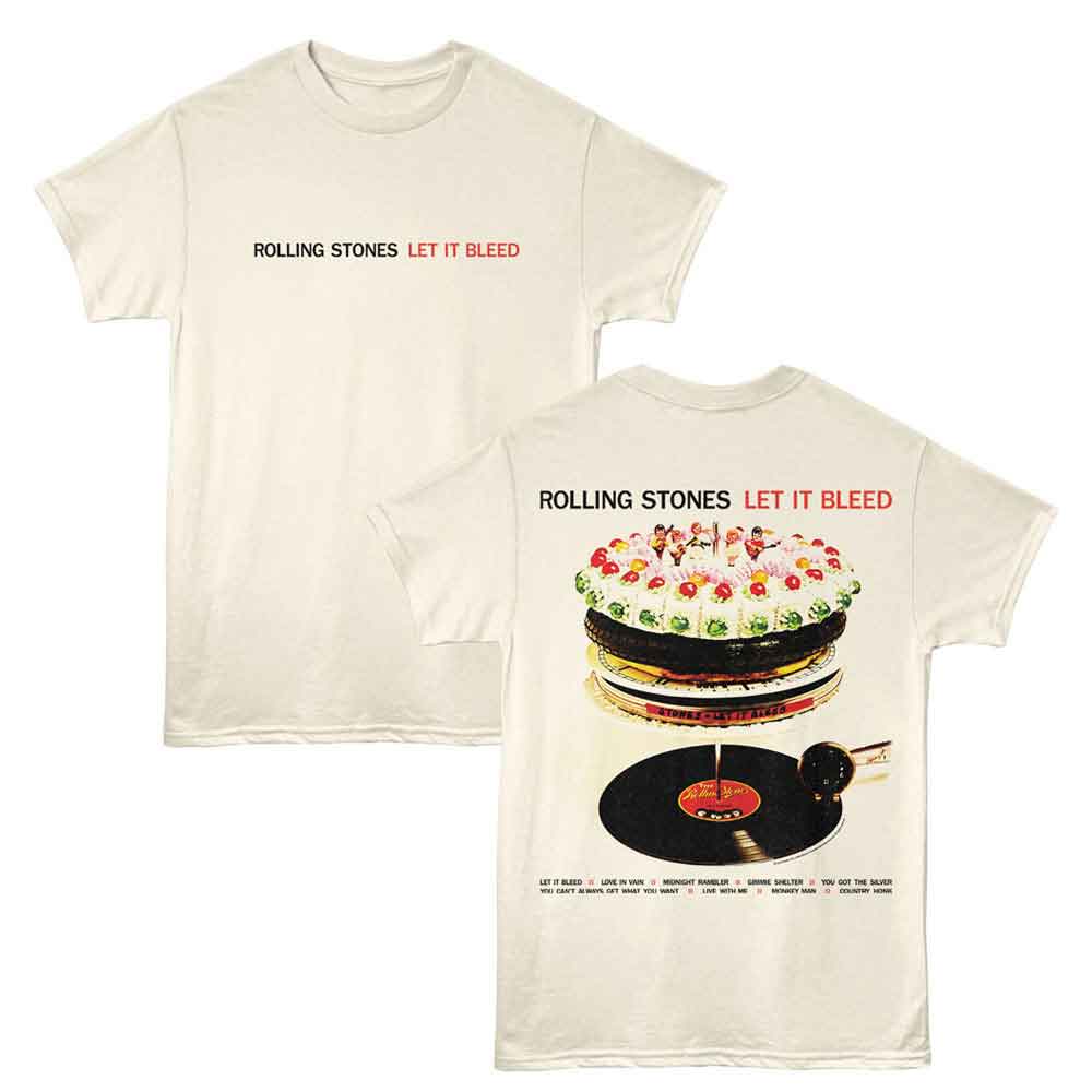 ROLLING STONES-ROLLING STONES LET IT BLEED 69-NATURAL ADULT S/S TSHIRT