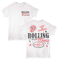Thumbnail for ROLLING STONES-ROLLING STONES 1975 AMERICAN TOUR F B-WHITE ADULT S/S TSHIRT