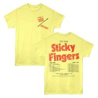 Thumbnail for ROLLING STONES-ROLLING STONES STICKY FINGERS ZIP-YELLOW HEATHER ADULT S/S TSHIRT