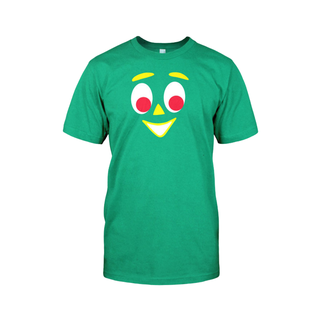 Gumby Face Graphic T-Shirt - Sizes S to 2XL