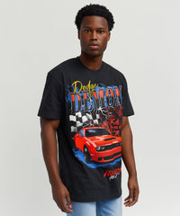 Thumbnail for Dodge Demon Racing T-Shirt - Black 2