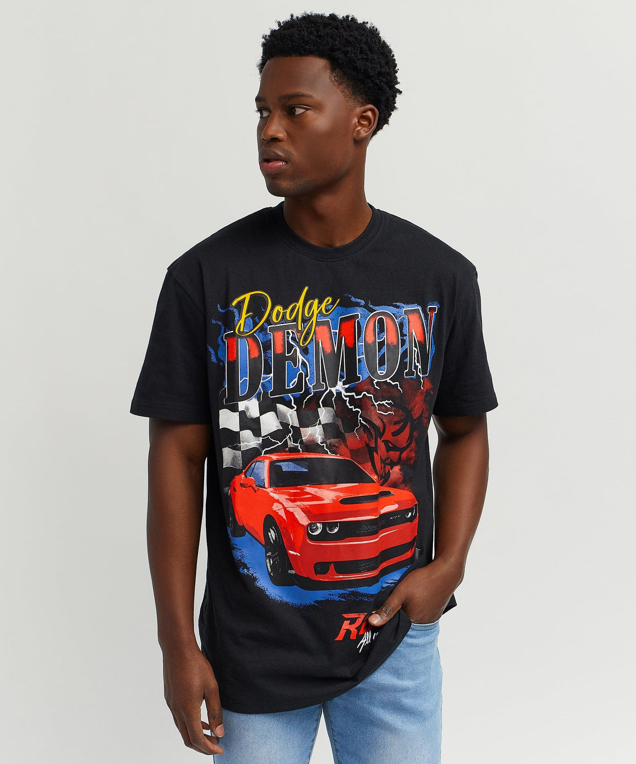 Dodge Demon Racing T-Shirt - Black 2