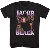 Thumbnail for TWILIGHT-TWILIGHT JACOB BLACK LIGHTNING-BLACK ADULT S/S TSHIRT
