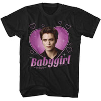 Thumbnail for TWILIGHT-TWILIGHT BABYGIRL EDWARD ALT IMAGE-BLACK ADULT S/S TSHIRT