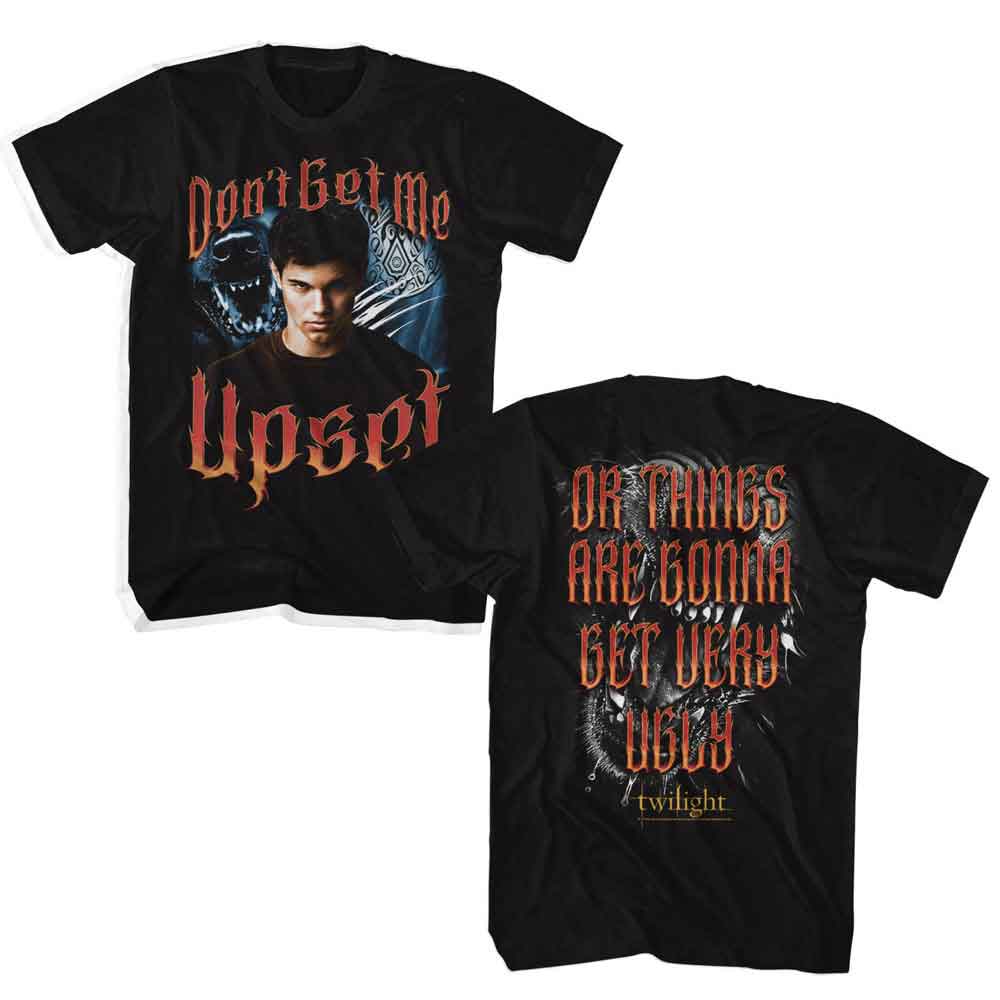 TWILIGHT-TWILIGHT UPSET QUOTE F B-BLACK ADULT S/S TSHIRT ***F&B***