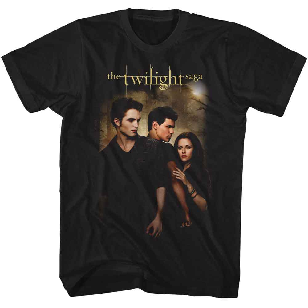 TWILIGHT-TWILIGHT NEW MOON KEY ART-BLACK ADULT S/S TSHIRT