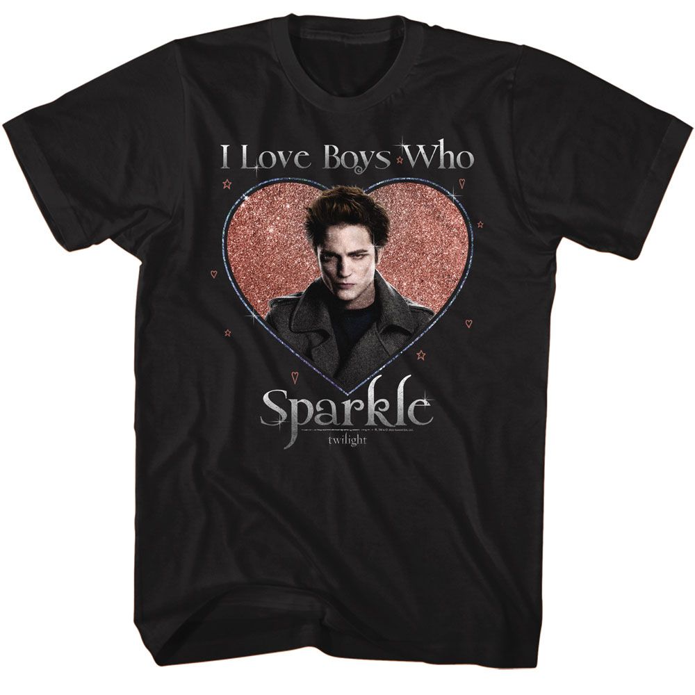 TWILIGHT-TWILIGHT LOVE THE SPARKLE-BLACK ADULT S/S TSHIRT