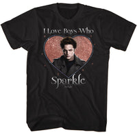Thumbnail for TWILIGHT-TWILIGHT LOVE THE SPARKLE-BLACK ADULT S/S TSHIRT