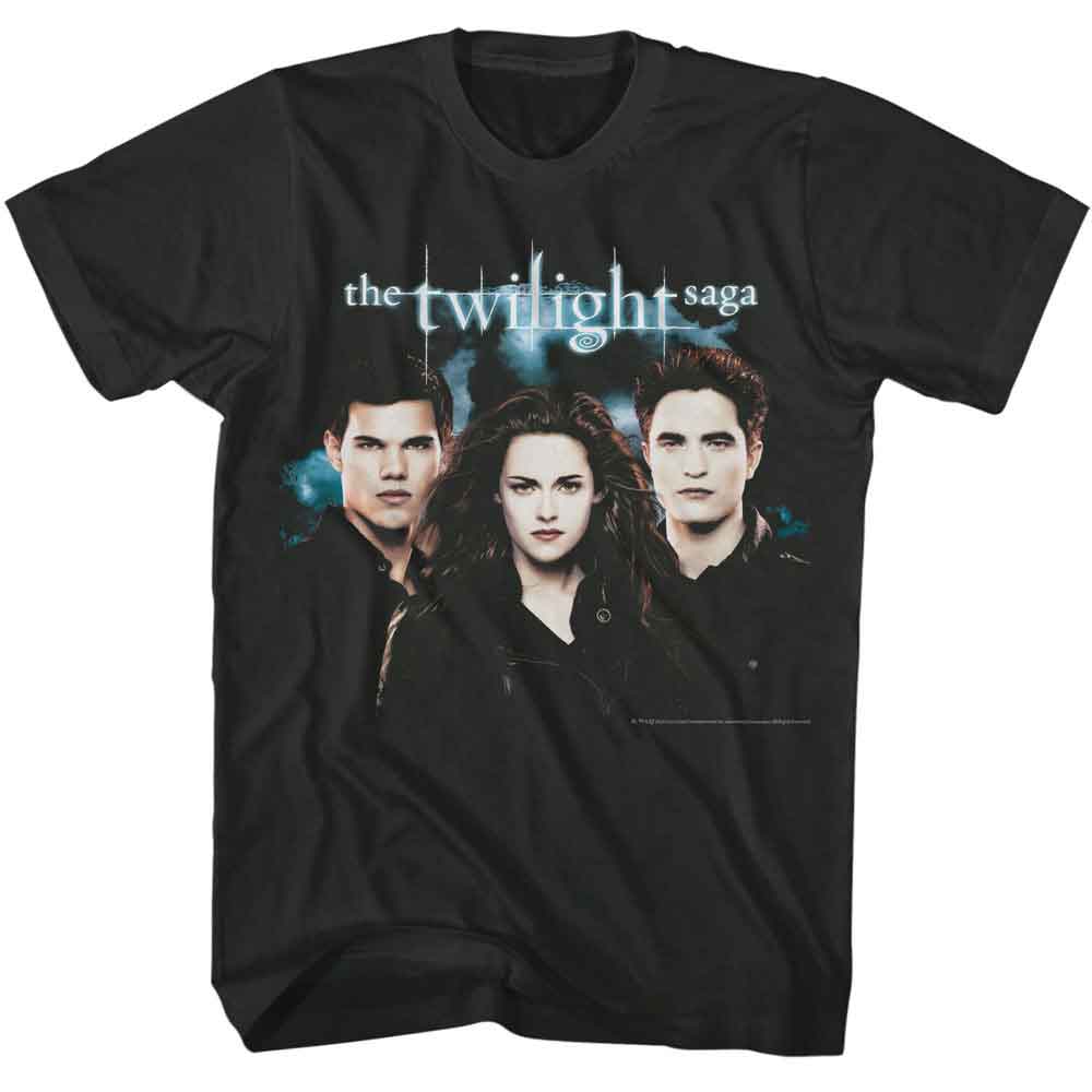 TWILIGHT-TWILIGHT TRIO W BACKGROUND-SMOKE ADULT S/S TSHIRT