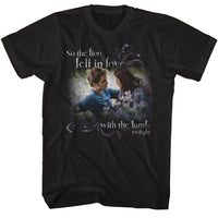 Thumbnail for TWILIGHT-TWILIGHT LION IN LOVE WITH THE LAMB-BLACK ADULT S/S TSHIRT