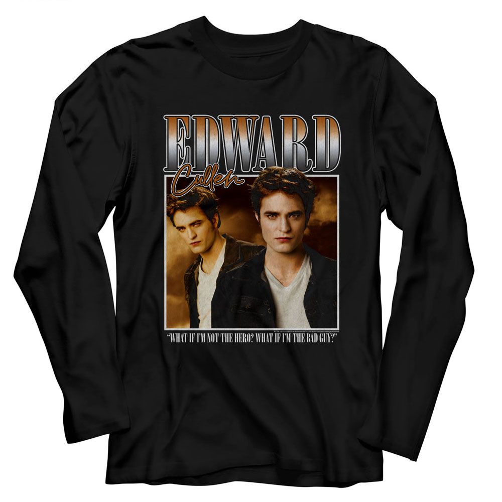 TWILIGHT-TWILIGHT TWO IMAGE BOX-BLACK ADULT L/S TSHIRT