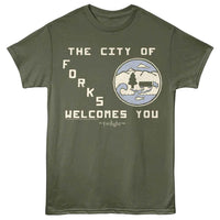 Thumbnail for The Twilight Saga - Twilight Forks Welcome T-Shirt
