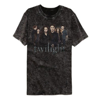 Thumbnail for TWILIGHT-TWILIGHT CULLEN SIBLINGS GROUP-MINERAL WASH BLACK ADULT S/S TSHIRT