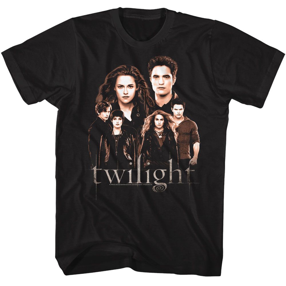 TWILIGHT-TWILIGHT BREAKING DAWN GROUP-BLACK ADULT S/S TSHIRT