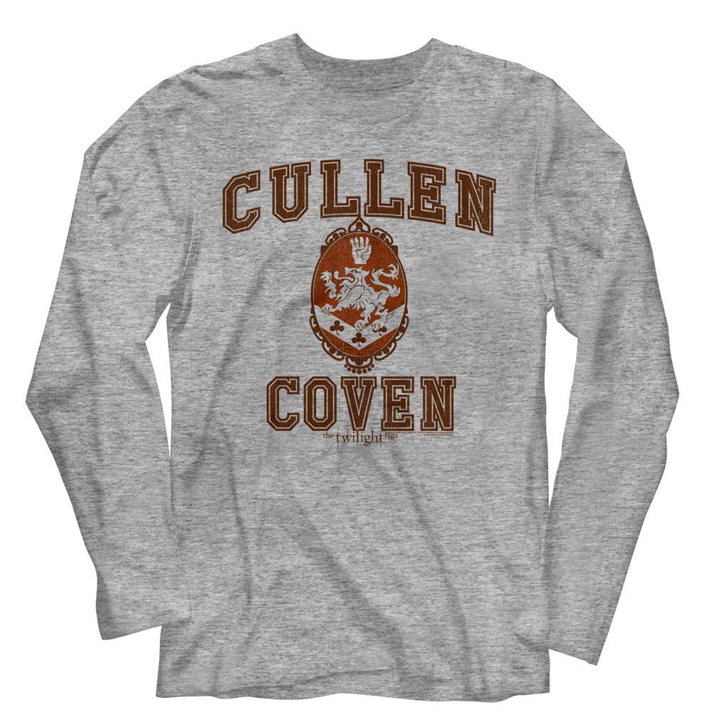 TWILIGHT-TWILIGHT CULLEN FAMILY ALUMNI-GRAY HEATHER ADULT L/S TSHIRT