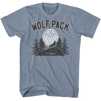 Thumbnail for TWILIGHT-TWILIGHT WOLF PACK MOON-INDIGO HEATHER ADULT S/S TSHIRT